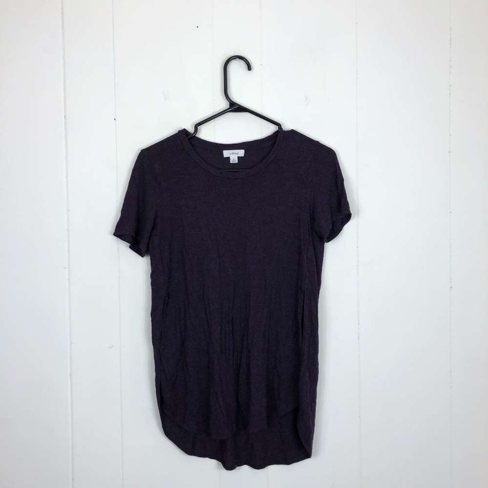 Wilfred Purple Rayon T-Shirt Sz‎ XS